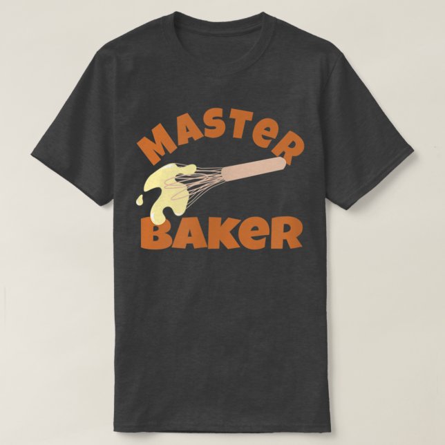 Camiseta Diseño de cocina Master Baker (Diseño del anverso)