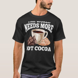 Camiseta Diseño de cocoas cúrcutas de ropa de cacao calient
