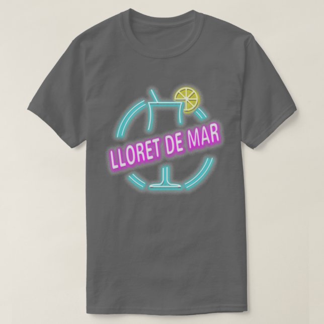 Camiseta Diseño de cocteles de Lloret de Mar (Diseño del anverso)