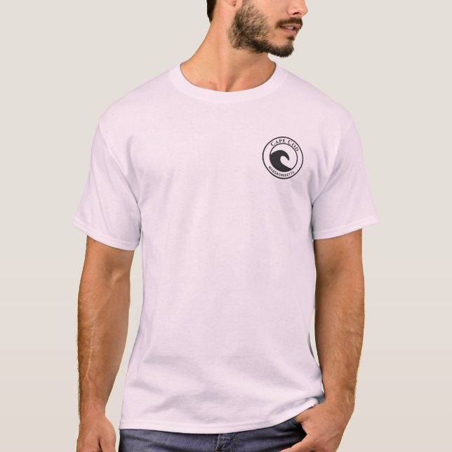 Camiseta Diseño de Cod Black Ocean Wave Circle (Anverso)