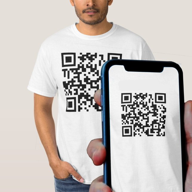 Camiseta Diseño de código QR (Subido por el creador)