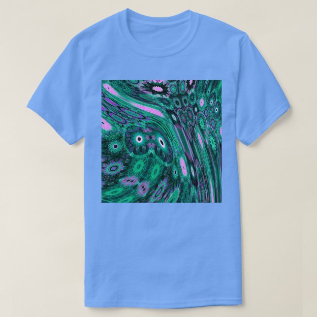 Camiseta Diseño de colchas de color rojo (Diseño del anverso)