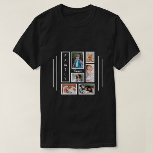 Camiseta Diseño de Collage de fotos personalizado - Negro m