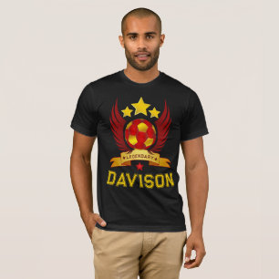 Camiseta Diseño de Color de Fútbol Dorado Rojo
