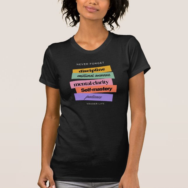 Camiseta Diseño de comercio | Recordatorio | Motivación (Anverso)