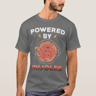 Camiseta Diseño de comida Frijoles Meican impulsado por Fri