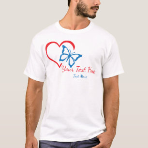 Camiseta Diseño de concepto de amor y romance con elementos