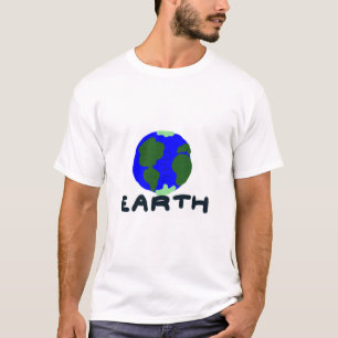Camiseta Diseño de Conciencia Ambiental #2 (Tierra Digital)