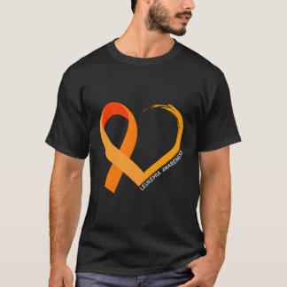 Camiseta Diseño de conciencia de leucemia con cinta de Nara