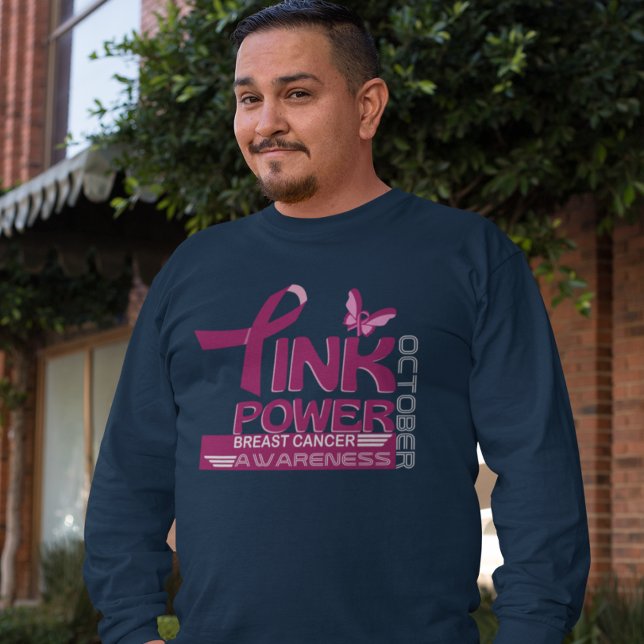 Camiseta Diseño de conciencia sobre el cáncer de mama a tra (Subido por el creador)