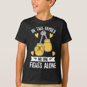 Camiseta Diseño de conciencia sobre el cáncer infantil para