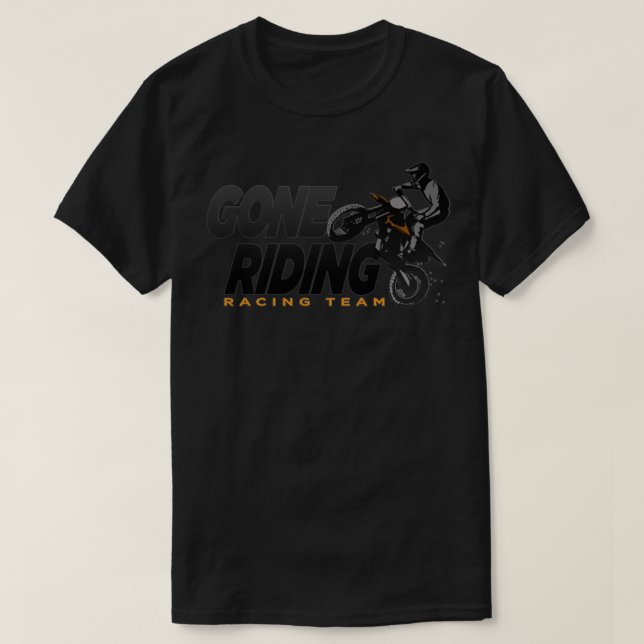 Camiseta Diseño de conducción en marcha KTM  (Diseño del anverso)