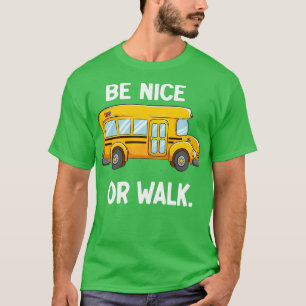 Camiseta Diseño de conductores de autobús escolar para ser