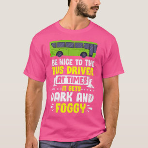 Camiseta Diseño de conductores de bus para conductor escola