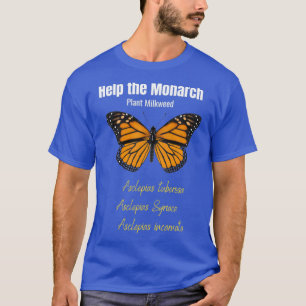 Camiseta Diseño de conservación de mariposas monarca