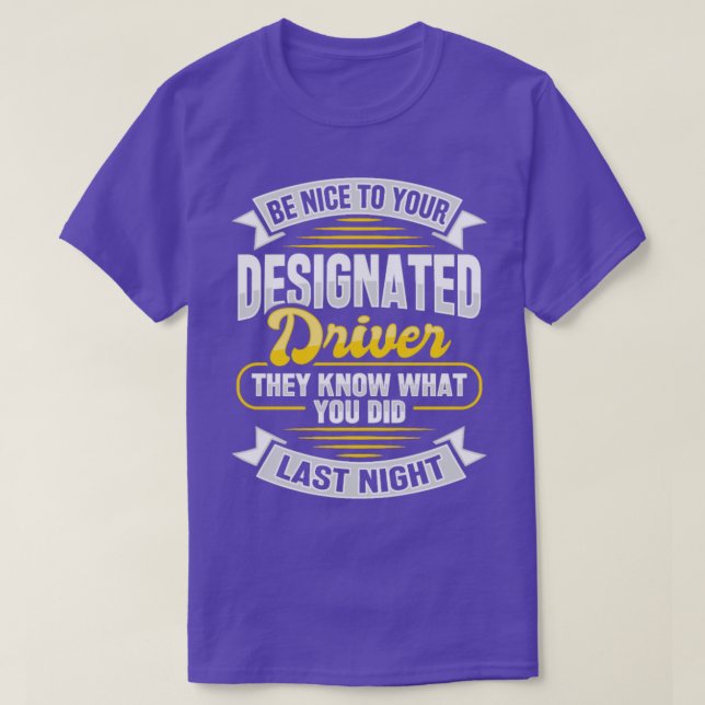 Camiseta Diseño de controlador designado para el voluntario (Diseño del anverso)
