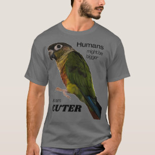 Camiseta Diseño de conure de mejilla verde Conure Parakeet