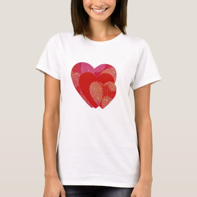 Camiseta Diseño de corazón (Anverso)