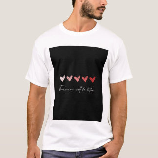 Camiseta Diseño de corazón bonito