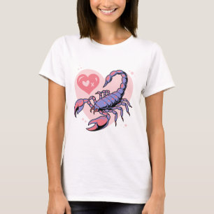 Camiseta Diseño de corazón de zodiaco Escorpio – Astrológic