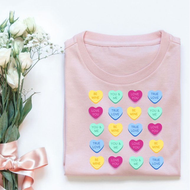 Camiseta Diseño de corazón dulce y dulce (Subido por el creador)