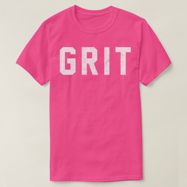 Camiseta Diseño de cosecha GRIT (Diseño del anverso)