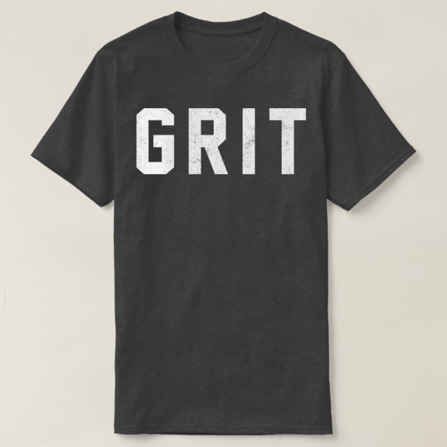 Camiseta Diseño de cosecha GRIT (Diseño del anverso)