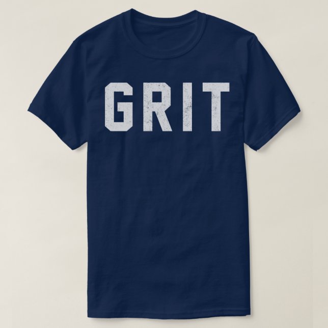 Camiseta Diseño de cosecha GRIT (Diseño del anverso)