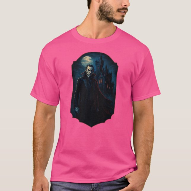 Camiseta Diseño de Count Dracula (Anverso)