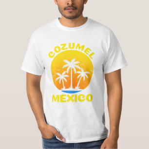 Camiseta Diseño De Cozumel Para Hombres Mujeres