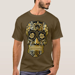 Camiseta Diseño de cráneo de azúcar 1