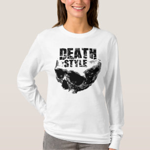 Camiseta Diseño de cráneo de estilo de muerte
