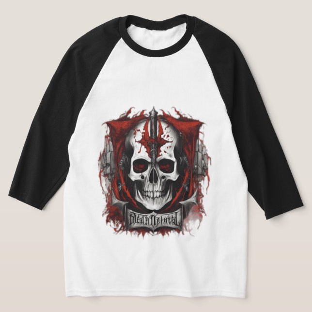 Camiseta Diseño de cráneo de tendencia. (Distribución)