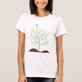 Camiseta Diseño de crecimiento de metamorfosis simbólica