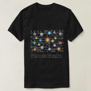 Camiseta Diseño de Cripto Red Blockchain