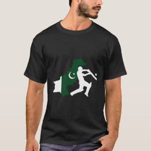 Camiseta Diseño de críquet paquistaní Equipo de críquet