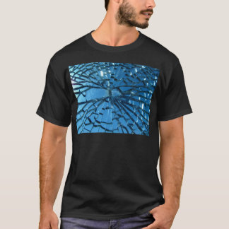Camiseta Diseño de cristal quebrado