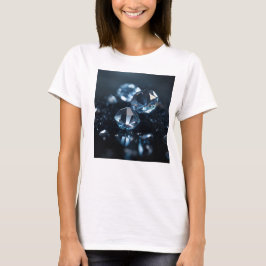 Camiseta Diseño de cristal único