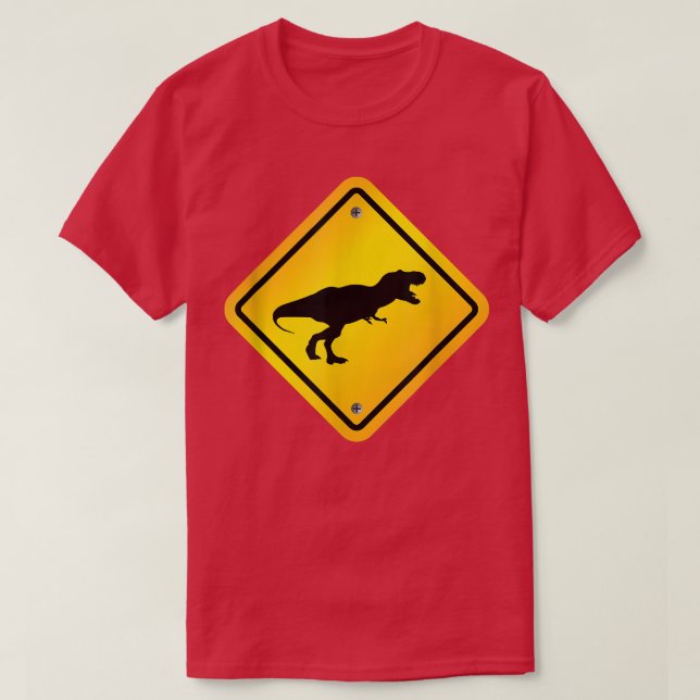 Camiseta Diseño de cruce de dinosaurios del Tyrannosaurus R (Diseño del anverso)