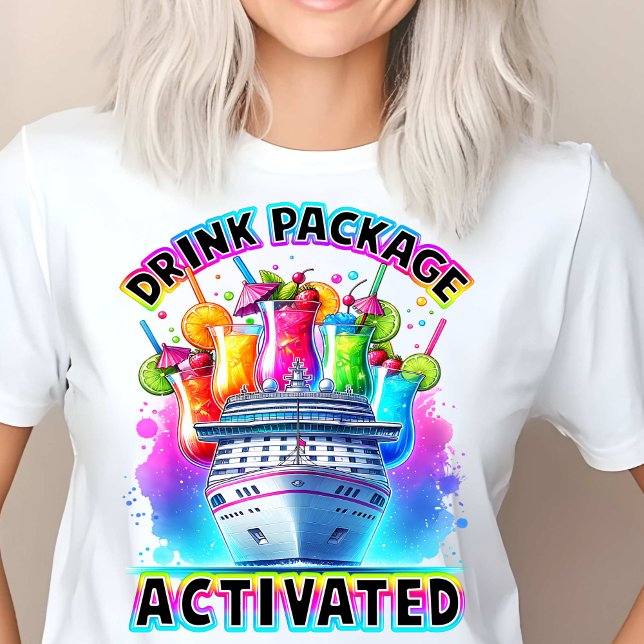 Camiseta Diseño de crucero de diversión activado con paquet (Subido por el creador)