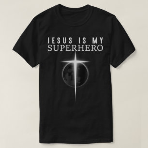 Camiseta Diseño de Cruz Jesús es mi Superhéroe