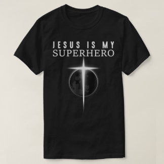 Camiseta Diseño de Cruz Jesús es mi Superhéroe