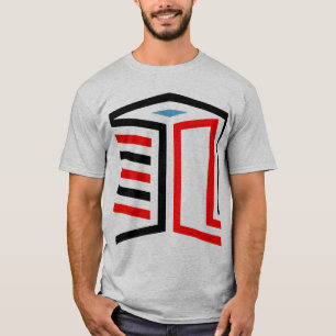 Camiseta Diseño de cubo geométrico 3D abstracto