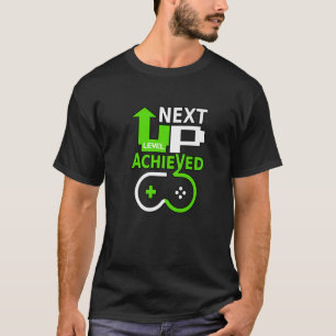Camiseta Diseño de cumpleaños de jugador, nivel de siguient