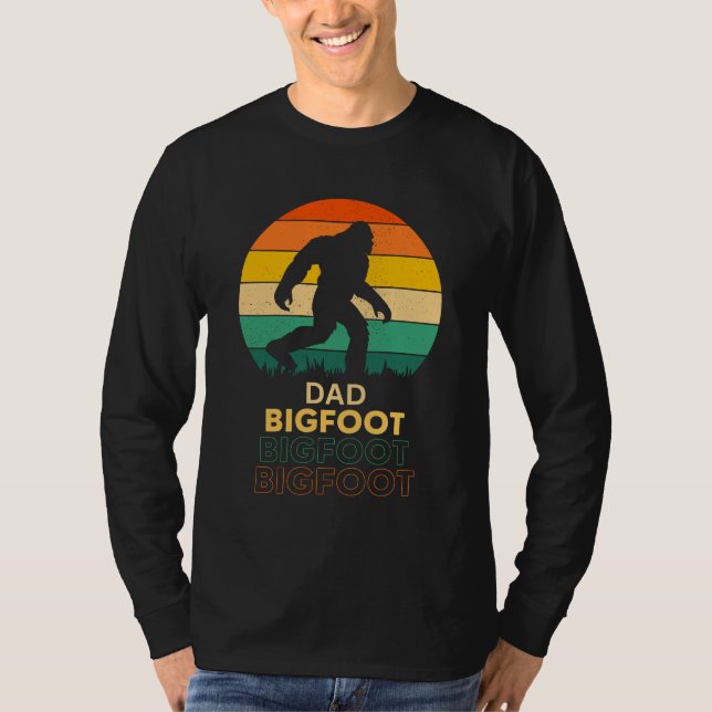 Camiseta Diseño de Dad Bigfoot (Anverso)