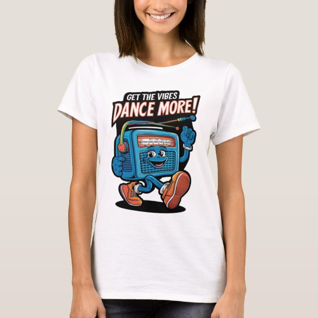 Camiseta Diseño de danza divertida (Anverso)