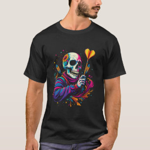 Camiseta Diseño de dardos Outfit de jugador de dardos Tri d
