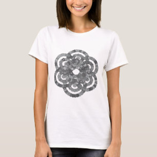 Camiseta Diseño de Declaración de Bolos de Estrellas Gris A