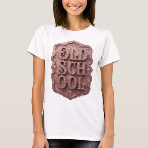 Camiseta Diseño de Declaración de Oro Impactante OLD SCHOOL