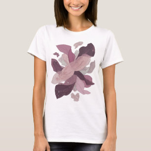 Camiseta Diseño de declaración MAGNOLIA GALAXY de plata afi